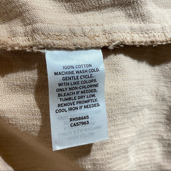 NEW BP Cotton Corduroy Elastic Waist Pull On Mini Skirt In Tan Nougat Size M - Picture 6 of 6